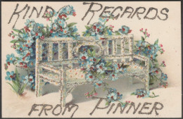 Kind Regards From Pinner, Middlesex, 1908 - Wildt & Kray Postcard - Middlesex