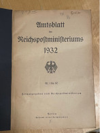 Amtsblatt Des Reichspostministerium 1932 In Perfect Condition - Other & Unclassified