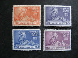 Nouvelles-Hébrides: Série N° 140 Au N° 143, Neufs X. - Unused Stamps