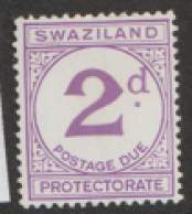 Swaziland   1933  SG D2a 2d  Postage Due  Mounted Mint - Swaziland (...-1967)