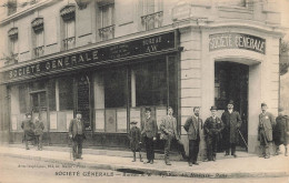 Paris 18ème * Bureau A. W. De La Société Générale 57 Rue Des Martyrs * Banque Banco Bank Société Générale Banquiers - Paris (18)