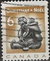 CANADA 1968 Christmas - 6c. Mother And Child (carving) FU - Used Stamps