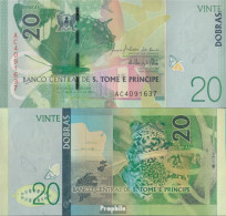 Sao Tome E Principe Pick-Nr: 72 Bankfrisch 2016 20 Dobras - San Tomé E Principe