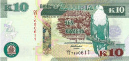 ZAMBIA P51c 10 KWACHA 2014   #CG/12     UNC. - Zambia