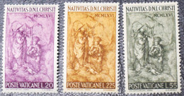 Vaticano Vatikan 1966  Navidad Christmas  Mi 514/16  Yv 463/65  New MNH ** - Ungebraucht