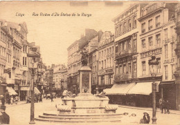 BELGIQUE - Liége - Rue Vinâve D'Ile Statue De La Vierge - Animé - Carte Postale Ancienne - Liège