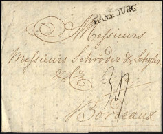 HAMBURG VORPHILA 1773, HAMBOURG, L1 Auf Brief Nach Bordeaux, Pracht - Sonstige & Ohne Zuordnung