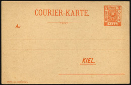 KIEL A P 27 BRIEF, 1899, 3 Pf. Orange, Mit Druckvermerk, Ungebraucht, Karte Feinst - Private & Lokale Post