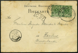 BAHNPOST Hamburg-Kiel, 20 Verschiedene Belege, 1892-1964, Meist Pracht - Macchine Per Obliterare (EMA)