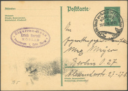 SST 1919-1932 KÖLN Die Stadt Geräucherter Edellachse, 20.10.1929, 5 Pf. Ebert Ganzsachenkarte, Pracht - Lettres & Documents