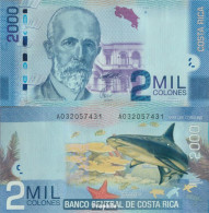 Costa Rica Pick-Nr: 275b Bankfrisch 2009 2.000 Colones - Costa Rica