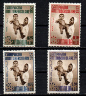 1957 - Italia - Somalia AFIS 50/51 + PA 40/PA 41 Antitubercolare    ------- - Somalie (AFIS)