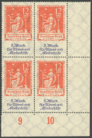 Dt. Reich 234 PF VI , 1922, 12 M. Allegorie Mit Abart Untere Hand Mit Taschentuch (Feld 40), Im Unteren Rechten Eckrandv - Autres & Non Classés