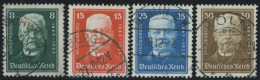 Dt. Reich 403-06 O, 1927, Hindenburg, Prachtsatz, Mi. 65.- - Gebruikt