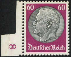 Dt. Reich 493 , 1933, 60 Pf. Hindenburg, Wz. 2, Postfrisch, Pracht, Mi. 260.- - Altri & Non Classificati