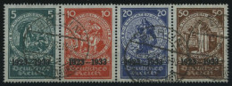 Dt. Reich 508-11 O, 1933, Nothilfe Im Viererstreifen, Pracht, Fotoattest H.D. Schlegel, Mi. (2000.-) - Used Stamps