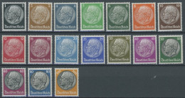 Dt. Reich 512-28 , 1933/6, Hindenburg, Wz. 4, Postfrischer Prachtsatz, Mi. 80.- - Nuevos