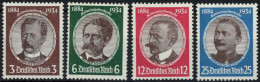 Dt. Reich 540-43 , 1934, Kolonialforscher, Postfrischer Prachtsatz, Mi. 190.- - Otros & Sin Clasificación