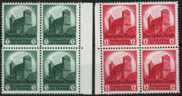 Dt. Reich 546/7 VB , 1934, Reichsparteitag In Randviererblocks, Postfrisch, Pracht, Mi. 340.- - Sonstige & Ohne Zuordnung