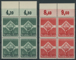 Dt. Reich 571/2x VB , 1935, Reichsberufswettkampf In Oberrandviererblocks, Postfrisch, Pracht, Mi. 100.- - Nuovi