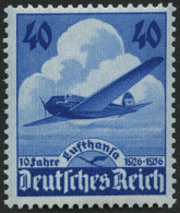 Dt. Reich 603 , 1936, 40 Pf. Lufthansa, Pracht, Mi. 55.- - Ongebruikt