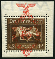 Dt. Reich 649 , 1937, 42 Pf. München-Riem, Pracht, Mi. 75.- - Ongebruikt