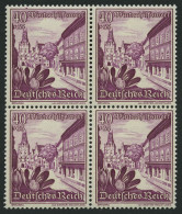 Dt. Reich 683 VB , 1938, 40 Pf. Ostmarklandschaften Im Viererblock, Pracht, Mi. 160.- - Ongebruikt