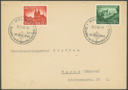 Dt. Reich 748/9 BRIEF, 1940, Wiedereingliederung Auf FDC, Pracht, Mi. 100.- - Sonstige & Ohne Zuordnung