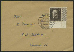 Dt. Reich 864 BRIEF, 1943, 12 Pf. Prof. Robert Koch, Untere Rechte Bogenecke Auf Umschlag Mit Gefälligkeitsstempel Vom 1 - Briefe U. Dokumente