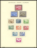 SAMMLUNGEN O,BrfStk , 1933-45, Saubere Gestempelte Sammlung Dt. Reich, Bis Auf Bl. 2 Und 3 In Den Hauptnummern Komplett, - Otros & Sin Clasificación