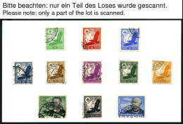 LOTS O, 1933-43, Partie Verschiedener Kompletter Mittlerer Ausgaben, Fast Nur Prachterhaltung, Mi. 490.- - Gebruikt