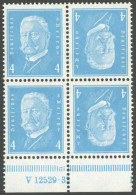 ZUSAMMENDRUCKE K9 HAN 2.1 , 1932, Hindenburg Kehrdruckpaar 4 + 4 Mit HAN V 12529.32, Postfrisch, Pracht - Se-Tenant