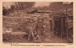 MILITARIA - Guerres - Autres -  Postes De Secours En Première Ligne - Carte Postale Ancienne - Altre Guerre