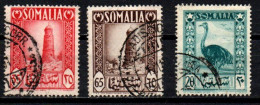 1950 - Italia - Somalia AFIS 6 + 7 + 10 Pittorica    ------- - Somalie (AFIS)