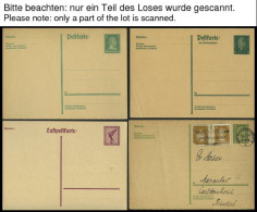 GANZSACHEN Partie Von 188 Verschiedenen Ganzsachenkarten Dt. Reich Von 1924-44, Dabei Einige Bessere, Ungebraucht Und Ge - Sonstige & Ohne Zuordnung