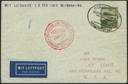 ZEPPELINPOST 406C BRIEF, 1936, Kraftkurspost Der Versuchsfahrt 1, Kurs Berlin - Leipzig, Weiterbefördert Mit Luftschiff  - Zeppeline