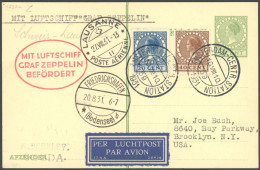 ZULEITUNGSPOST 123 BRIEF, Niederlande: 1931, Fahrt Nach Lausanne, Prachtkarte - Poste Aérienne & Zeppelin