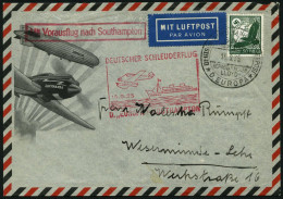 KATAPULTPOST 212c BRIEF, 15.9.1935, &quot,Europa&quot, - Southampton, Deutsche Seepostaufgabe, Prachtbrief - Briefe U. Dokumente