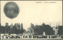 ALTE ANSICHTSKARTEN 1909, Gute Luft - Ballon-Aufstieg, Ansichtskarte Mit Ballon Fredenbaum, Gebraucht, Pracht - Otros & Sin Clasificación
