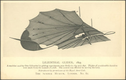 ALTE ANSICHTSKARTEN 1895, Lilienthal Glider, Ungebraucht, Pracht - Sonstige & Ohne Zuordnung