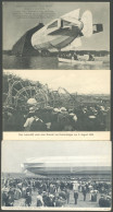 ALTE ANSICHTSKARTEN 1908, LZ 4, 5.8. Unglückstag-Stempel Auf Zeppelin-Ansichtskarte Sowie Karte 2 Min. Vor Der Katastrop - Andere & Zonder Classificatie