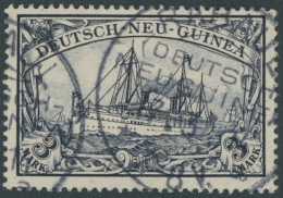 DEUTSCH-NEUGUINEA 18 O, 1901, 3 M. Violettschwarz, Stempel RABAUL, Pracht, Mi. 190.- - German New Guinea