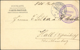 DSWA KEETMANSHOOP, ?2.6.1906, Auf Feldpostkarte Mit Soldatenbriefstempel KAISERLICHE SCHUTZTRUPPE FELDPOSTTELEGRAPHEN-AB - Africa Tedesca Del Sud-Ovest