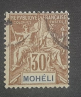 France (ex-colonies & Protectorats) > Mohéli (1906-1912) > Oblitérés  N)8 - Gebruikt