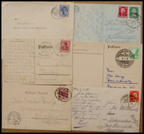 DEUTSCHE SCHIFFSPOST 1899-1938, Linie Hamburg Südamerika, 6 Verschiedene Belege, Teils R! Pracht - Marittimi