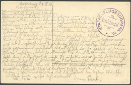 FELDPOST I.WK 1915, Feldpostkarte Mit Patriotischem Prägedruck-Ostergruß Und Ausführlichem Text, Briefstempel ETAPPENFLU - Ocupación 1914 – 18