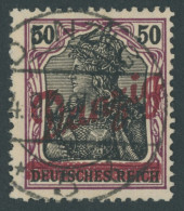 FREIE STADT DANZIG 39 O, 1920, 50 Pf. Kleiner Innendienst, Zeitgerechte Entwertung DANZIG 5b, Pracht, Fotoattest Dr. Oec - Sonstige & Ohne Zuordnung