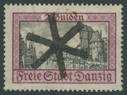 FREIE STADT DANZIG 208 O, 1924, 2 G. Ansichten I, Zentrischer Korkstempel, Pracht, Gepr. Gruber, Mi. 130.- - Altri & Non Classificati