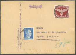 FELDPOSTMARKEN 2A BRIEF, 1942, Feldpostpäckchenmarke, Gezähnt, Auf Vollständiger Feldpost Päckchenadresse Mit 20 Pf. Fre - Occupazione 1938 – 45