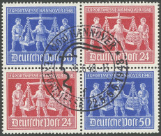 ALLIIERTE BES. VZd 1 O, 1948, Exportmesse Im Viererblock, Sonderstempel, Pracht - Andere & Zonder Classificatie